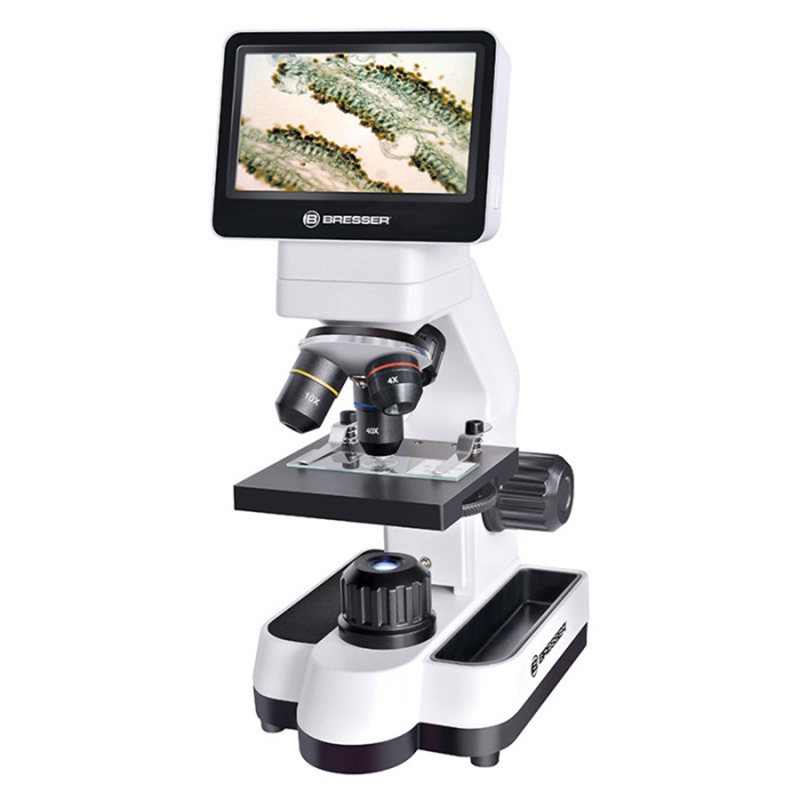 BRESSER, LCD TOUCH, 40x-350x Optik - 1400x Dijital, Biyolojik Mikroskop